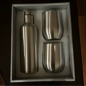Stainless steel beverage set